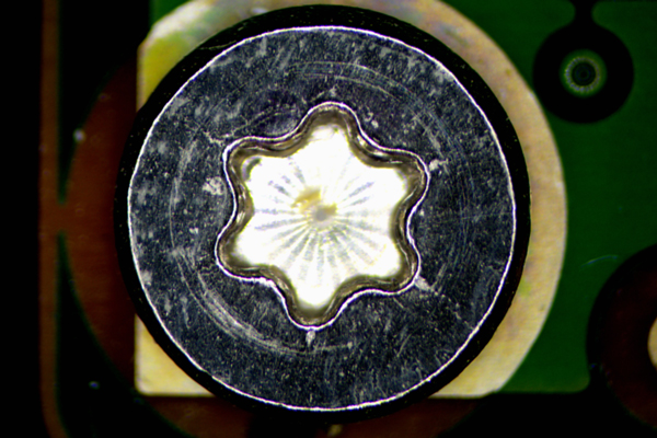 LEDリングライトでの観察