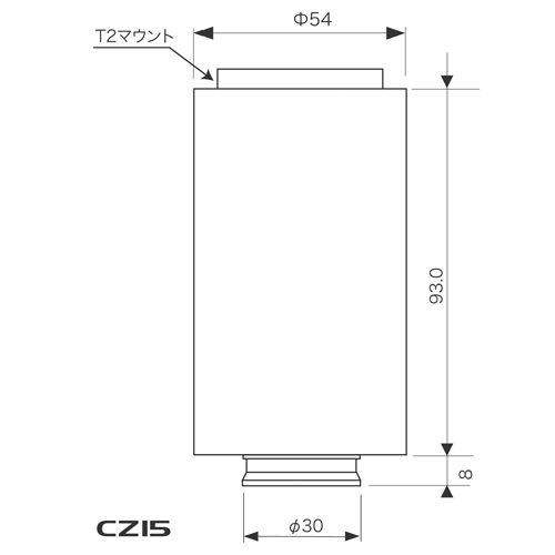 Zeiss用デジタル一眼カメラアダプタSMT-CZ15（嵌め込み固定タイプ） その他商品画像