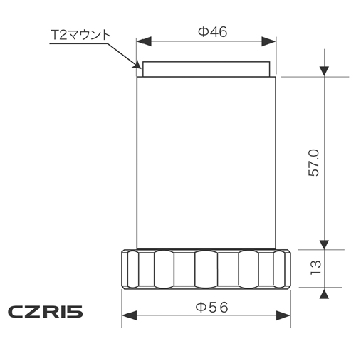 Zeiss用デジタル一眼カメラアダプタSMT-CZR15（リング固定タイプ） その他商品画像