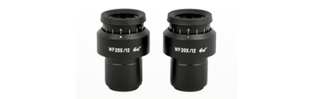 EYU2012-300HDP視度補正環付接眼レンズWF20x/12mmΦ30用ハイアイポイント(2個一組)