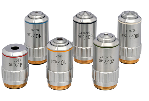 有限遠アクロマート対物レンズ4倍GLF-ACH4X