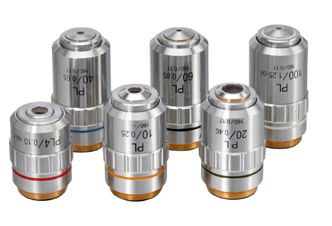 有限遠プランアクロマート対物レンズ100倍GLF-PLACH100XOil