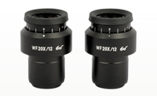 視度補正環付接眼レンズWF20x/12mmΦ30用ハイアイポイント(2個一組)EYU2012-300HDP